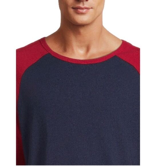 Mens Long Sleeve Sleep Pajama Lounge 2-Piece Set Size L - Picture 3 of 4